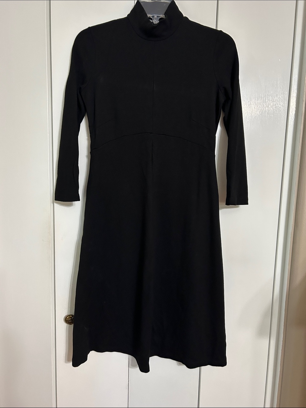 Isabella Oliver Maternity black mock turtleneck dress